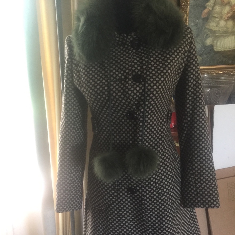 American rag coat Pink Green Brown Size XS